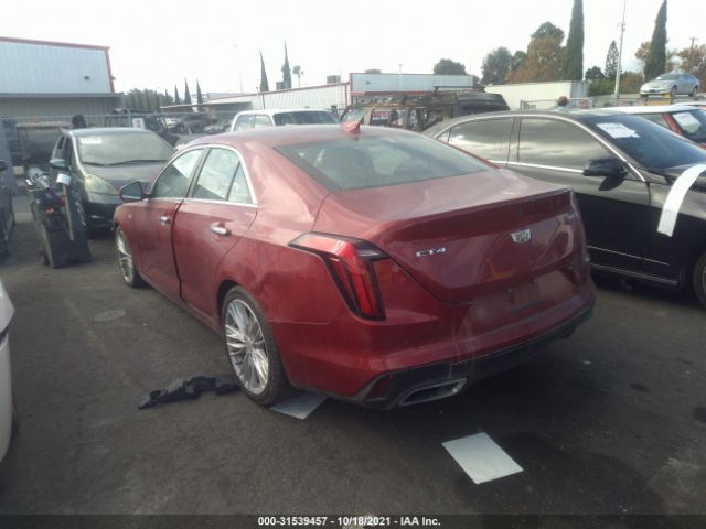 Cadillac CT4 2020 аукцион фото
