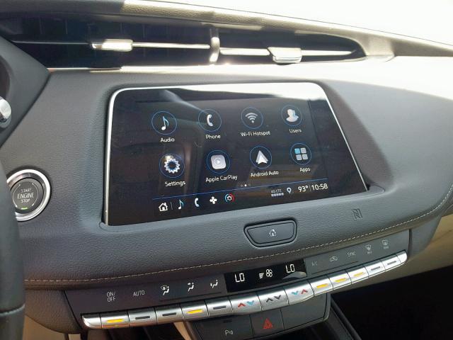 Cadillac XT4 2019 аукцион фото