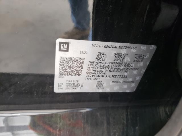 Cadillac Escalade 2020 аукцион фото