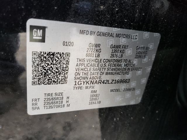 Cadillac XT5 2020 аукцион фото