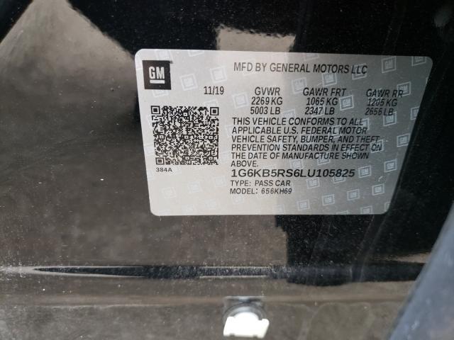 Cadillac CT6 2020 аукцион фото