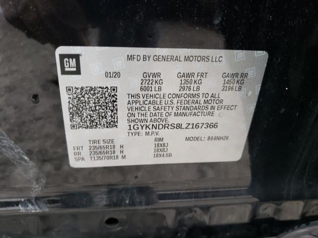 Cadillac XT5 2020 аукцион фото