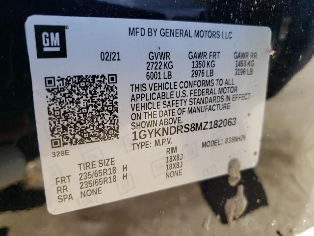 Cadillac XT5 2021 аукцион фото