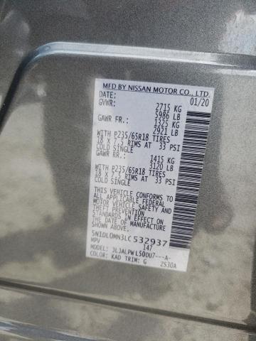 5N1DL0MM4KC521628 - Infiniti QX60 2019