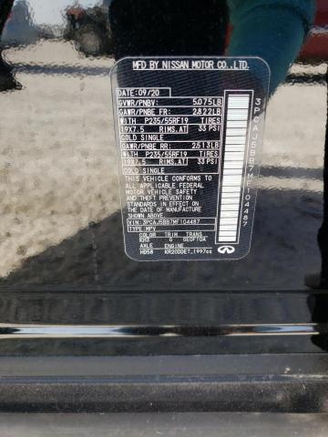 3PCAJ5M34LF102541 - Infiniti QX50 2020