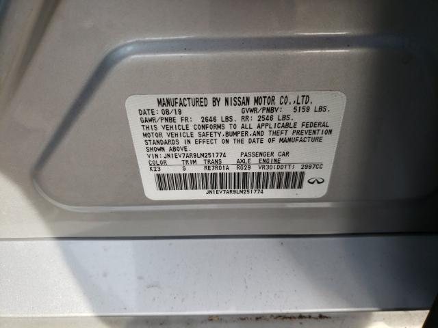 JN1EV7AR5KM558096 - Infiniti Q50 2019