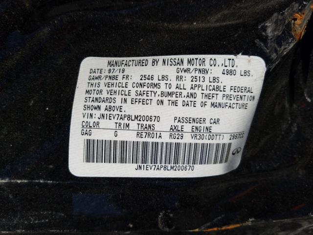 3PCAJ5BB6MF101452 - Infiniti QX50 2021