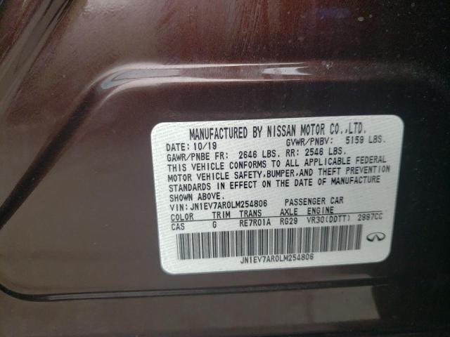 3PCAJ5BAXMF114311 - Infiniti QX50 2021