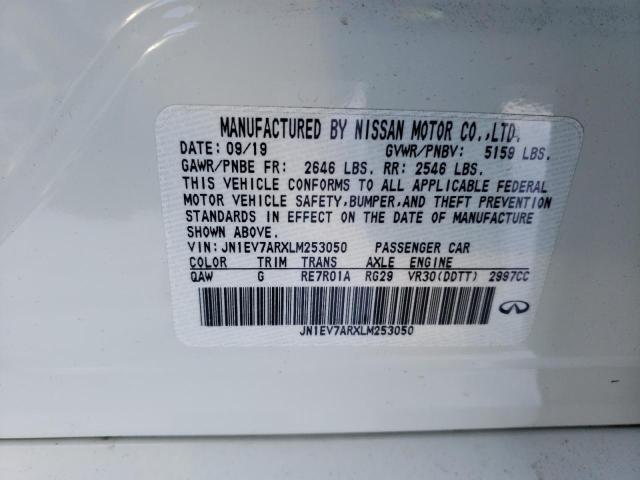 5N1DL0MM8LC529149 - Infiniti QX60 2020