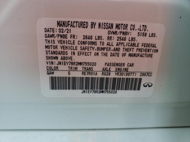 JN1EV7AR5KM593088 - Infiniti Q50 2019