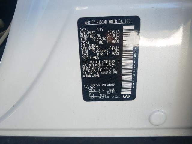 3PCAJ5M3XLF114774 - Infiniti QX50 2020
