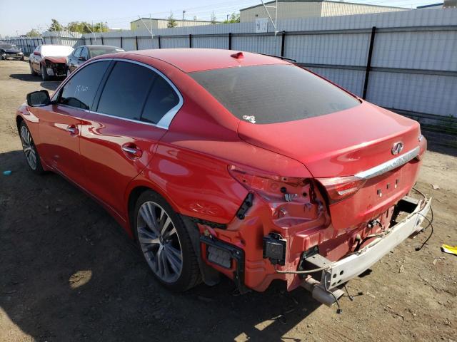 Infiniti Q50 2021 аукцион фото