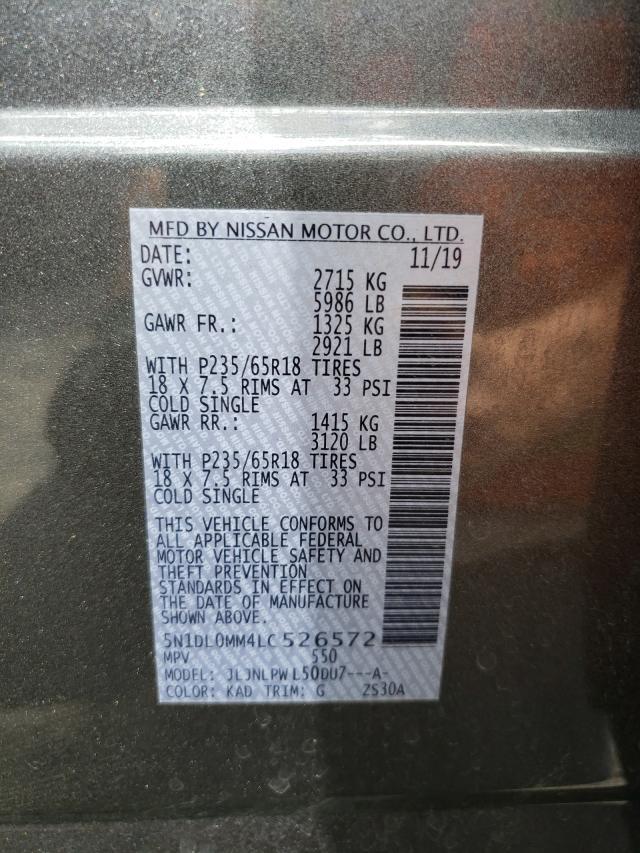 5N1DL0MN2KC556628 - Infiniti QX60 2019