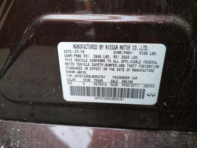 5N1DL0MM0LC521711 - Infiniti QX60 2020