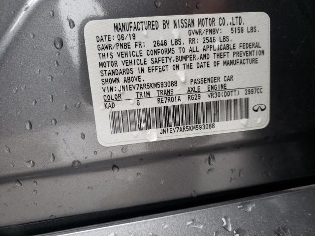 5N1DL0MM3KC522186 - Infiniti QX60 2019