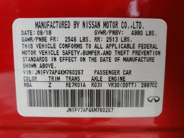 JN1EV7CPXNM310958 - Infiniti Q50 2022