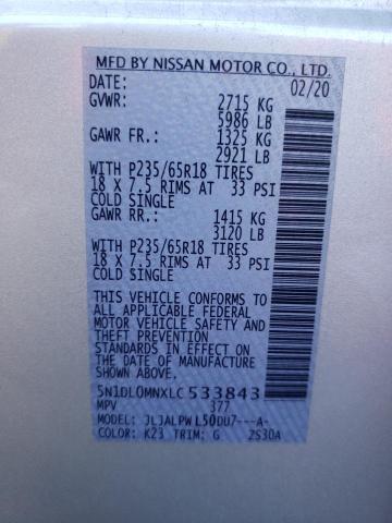 3PCAJ5BB4MF123658 - Infiniti QX50 2021