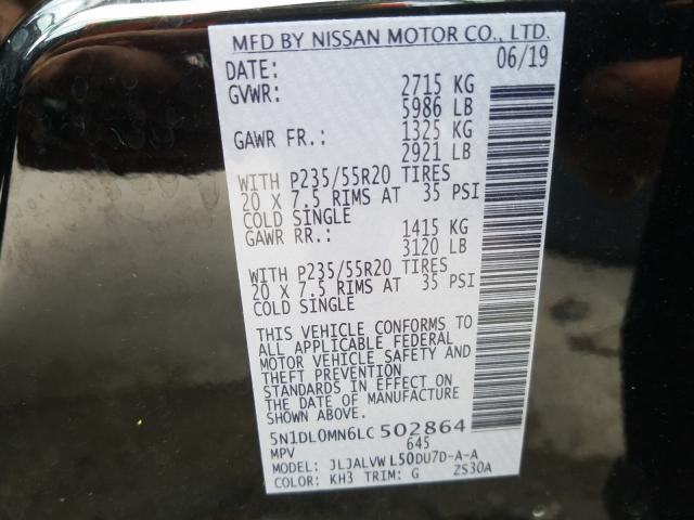 5N1DL0MM1LC526769 - Infiniti QX60 2020