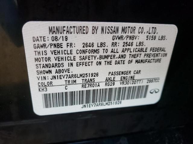 JN1EV7AP9LM201262 - Infiniti Q50 2020