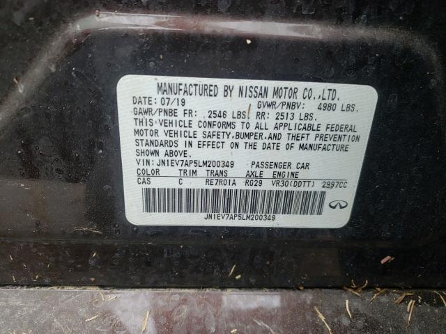5N1DL0MM0LC506366 - Infiniti QX60 2020