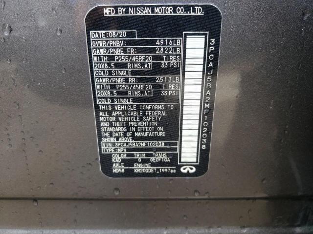 5N1DL0MM6KC548300 - Infiniti QX60 2019