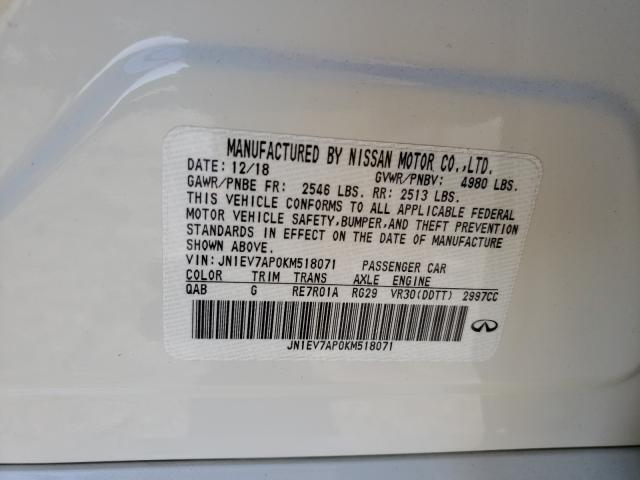 JN8AZ2NF3K9684788 - Infiniti QX80 2019