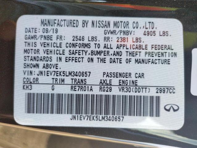 JN1EV7AR1LM254846 - Infiniti Q50 2020