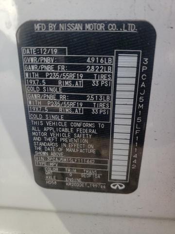 3PCAJ5J30NF100759 - Infiniti QX55 LUXE 2022