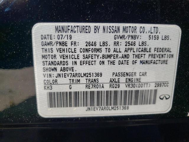 5N1DL0MM3KC521376 - Infiniti QX60 2019