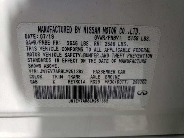 JN1EV7BPXMM706484 - Infiniti Q50 2021