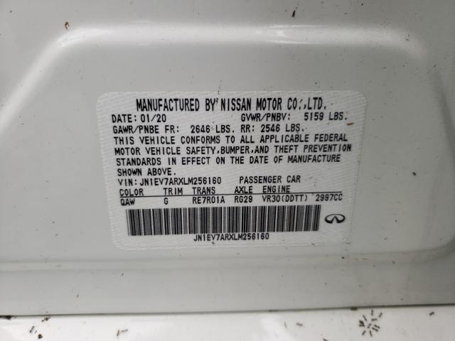 5N1DL0MM4KC557903 - Infiniti QX60 2019
