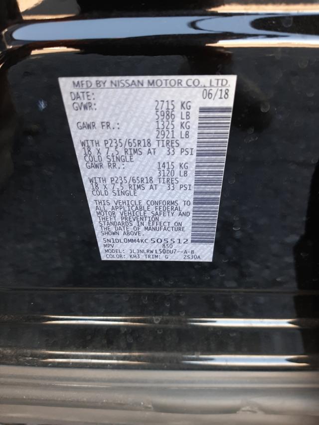 3PCAJ5M36KF128265 - Infiniti QX50 2019