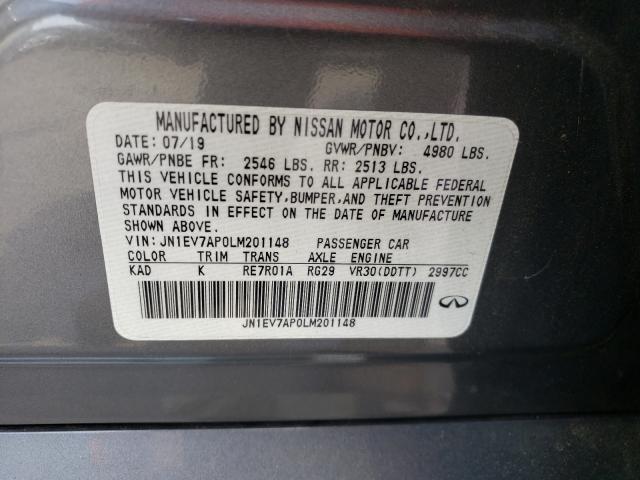 5N1DL0MN0KC562685 - Infiniti QX60 2019