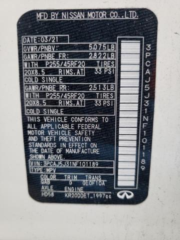 5N1DL0MM4KC557691 - Infiniti QX60 2019