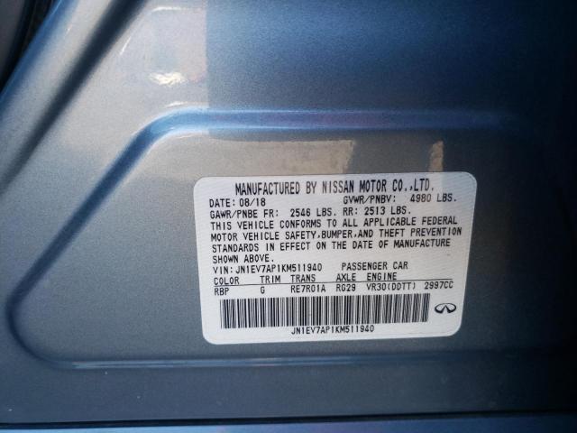 JN1EV7AP7KM540603 - Infiniti Q50 2019