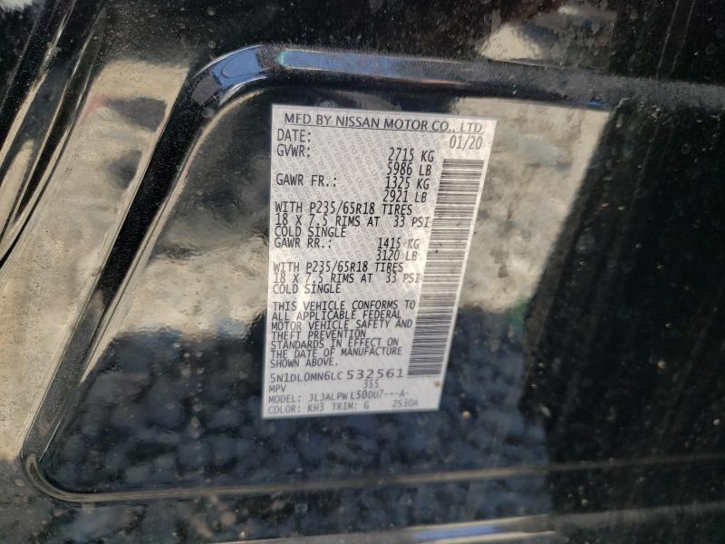 5N1DL0MN2KC523077 - Infiniti QX60 2019