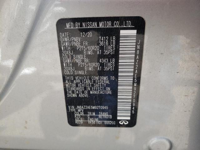 5N1DL0MN8LC532853 - Infiniti QX60 2020