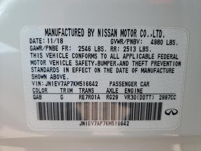 JN8AZ2NF6K9680119 - Infiniti QX80 2019