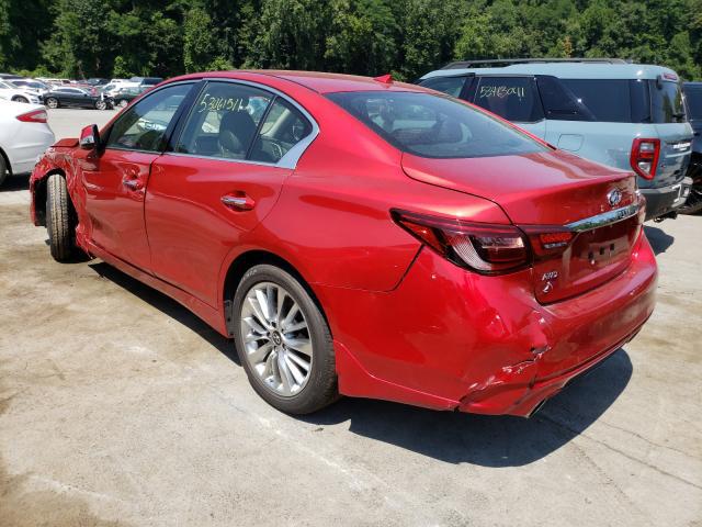 Infiniti Q50 2021 аукцион фото