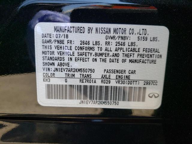5N1DL0MM5KC525493 - Infiniti QX60 2019