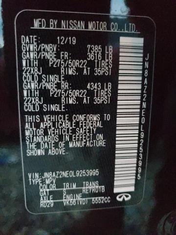 3PCAJ5M36KF104323 - Infiniti QX50 2019