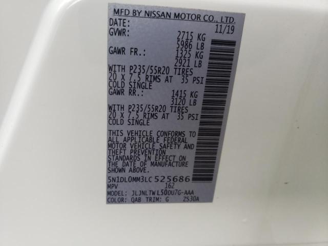 5N1DL0MM6KC569597 - Infiniti QX60 2019