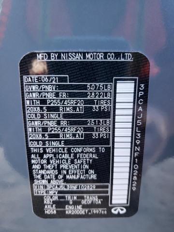 3PCAJ5L35NF104139 - Infiniti QX55 SENSO 2022