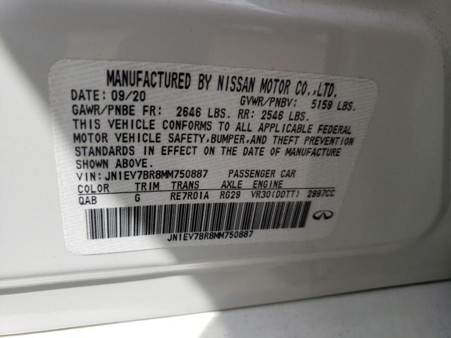 JN1CV7AP5KM110186 - Infiniti Q50 2019