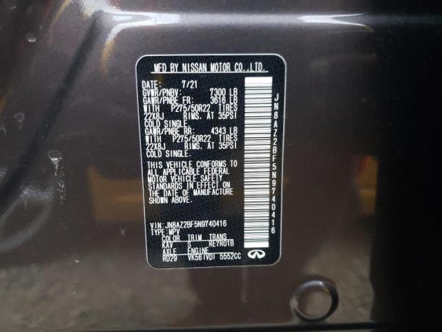 3PCAJ5CA3MF101172 - Infiniti QX50 2021