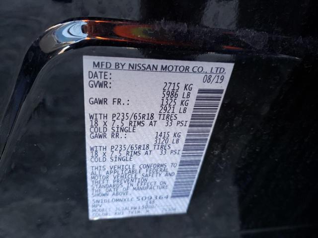 5N1DL0MM0KC568753 - Infiniti QX60 2019