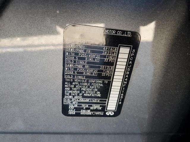 5N1DL0MN3KC507650 - Infiniti QX60 2019