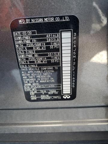 5N1DL0MN8KC504260 - Infiniti QX60 2019
