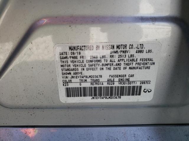 3PCAJ5M3XKF127099 - Infiniti QX50 2019