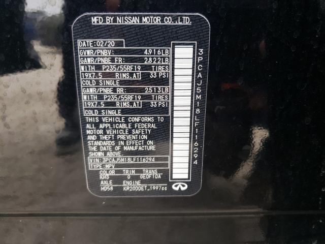 JN1EV7AR3KM553012 - Infiniti EX35 2019
